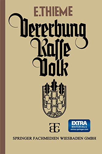 Vererbung /Rasse/Volk von Vieweg+Teubner Verlag