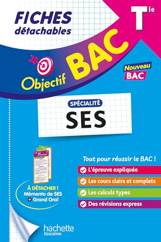 Objectif BAC Fiches - Spécialité SES Tle von HACHETTE EDUC