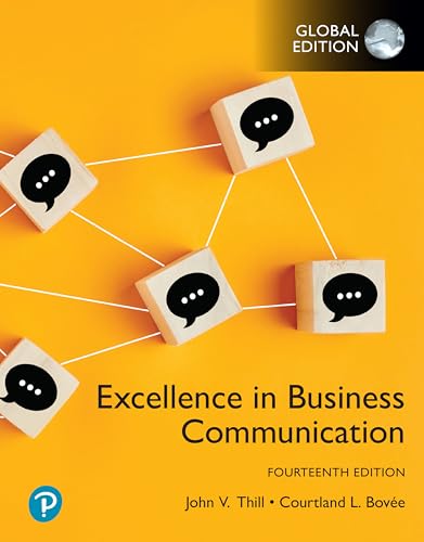 Excellence in Business Communication, Global Edition