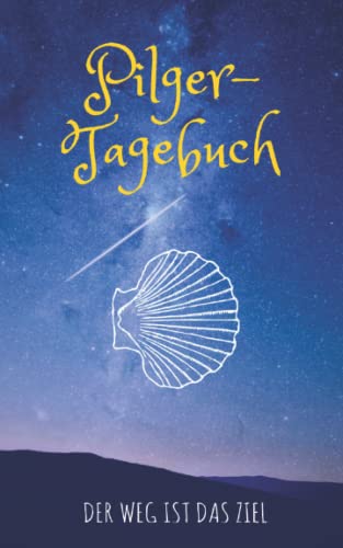 Pilger-Tagebuch: leichtes Tagebuch für den Jakobsweg, Größe S für bis zu 16 Wandertagen á 2 Seiten pro Tag von Independently published