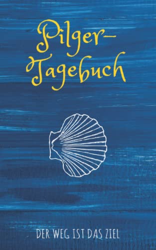 Pilger-Tagebuch: minimalistisches Tagbuch für den jakobsweg, Größe M, für bis zu 22 Wandertage
