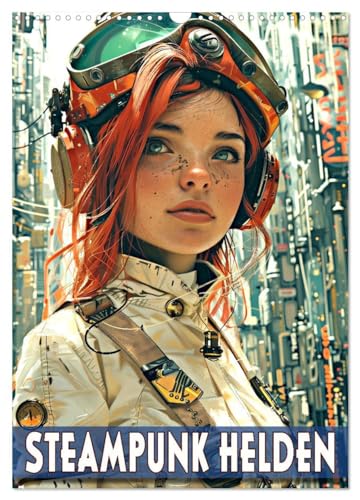 Steampunk Helden (Wandkalender 2025 DIN A3 hoch), CALVENDO Monatskalender von CALVENDO