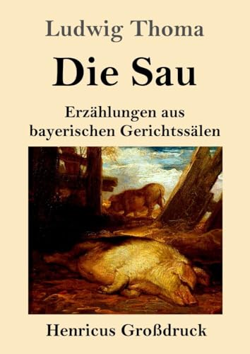 Die Sau (Großdruck): Erzählungen aus bayerischen Gerichtssälen