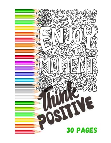 Positive Thinking Mandala Colouring Book von Independently published