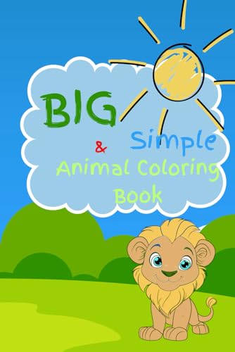 Big & Simple Animal Coloring Book: Coloring book