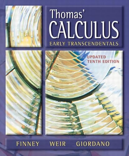 Thomas' Calculus: Early Transcendentals : Updated von Pearson