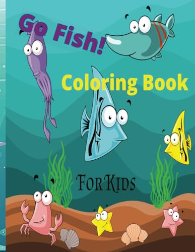 Go Fish Coloring Book for Kids von Independently published