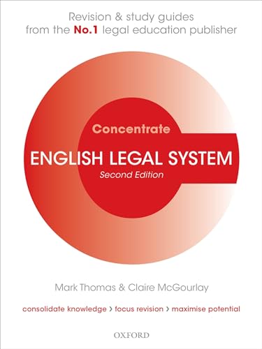 English Legal System Concentrate: Law Revision and Study Guide von Oxford University Press