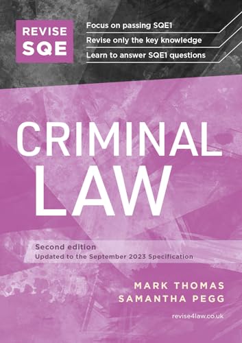 Revise SQE Criminal Law: SQE1 Revision Guide 2nd ed von Fink Publishing Ltd
