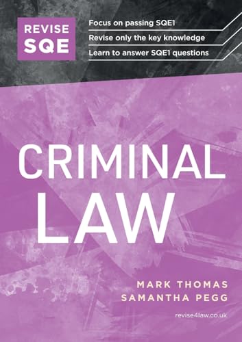 Revise SQE Criminal Law: SQE1 Revision Guide 2nd ed von Fink Publishing Ltd