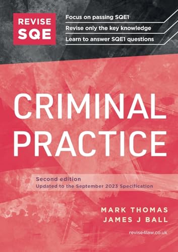 Revise SQE Criminal Practice: SQE1 Revision Guide 2nd ed von Fink Publishing Ltd