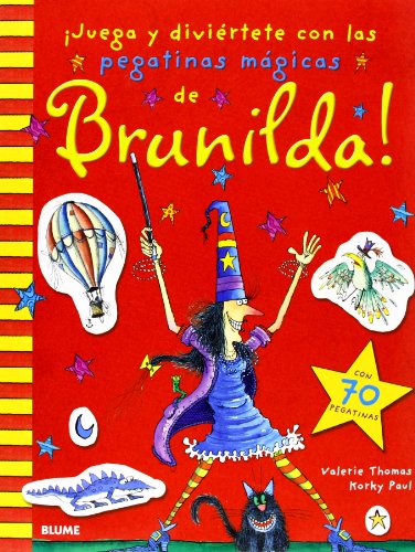 Juega y diviértete con las pegatinas mágicas de Brunilda! (Edición en Español) (Bruja Brunilda)