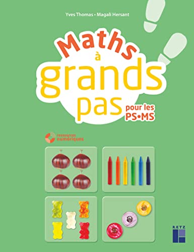 Maths à grands pas PS MS + CD + téléchargement