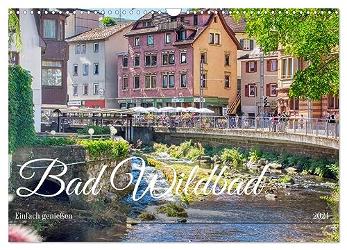 Bad Wildbad - Einfach genießen (Wandkalender 2024 DIN A3 quer), CALVENDO Monatskalender
