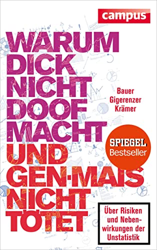 Warum dick nicht doof macht und Genmais nicht tötet: Über Risiken und Nebenwirkungen der Unstatistik