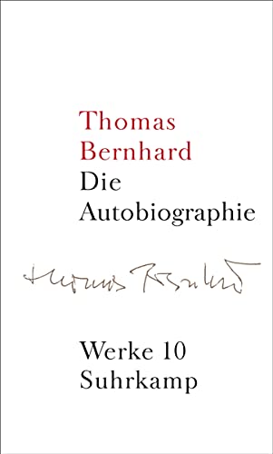 Werke in 22 Bänden: Band 10: Die Autobiographie Werke in 22 Bänden: Band 10: Die Autobiographie von Suhrkamp Verlag AG