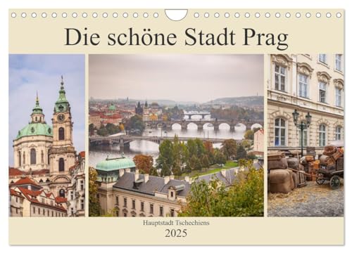 Die schöne Stadt Prag (Wandkalender 2025 DIN A4 quer), CALVENDO Monatskalender