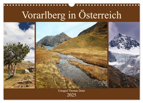 Vorarlberg in Österreich (Wandkalender 2025 DIN A3 quer), CALVENDO Monatskalender von CALVENDO