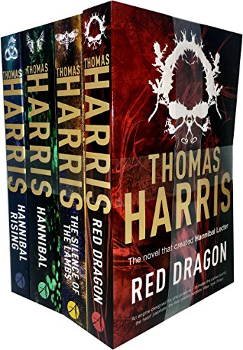 Hannibal Lecter Series Collection 4 Books Set by Thomas Harris (Red Dragon, Silence Of The Lambs, Hannibal, Hannibal Rising)