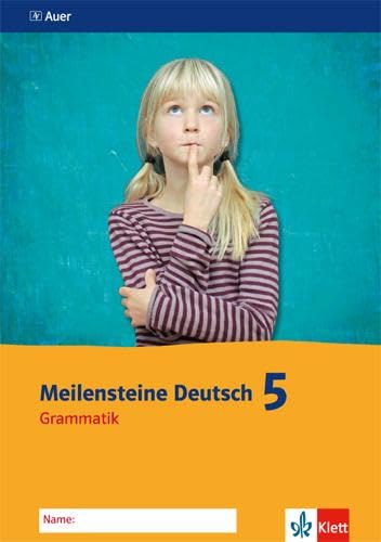 Meilensteine Deutsch 5. Grammatik - Ausgabe ab 2016: Arbeitsheft Klasse 5