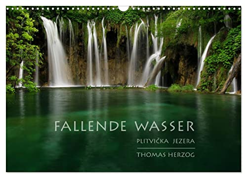 FALLENDE WASSER (Wandkalender 2025 DIN A3 quer), CALVENDO Monatskalender von CALVENDO