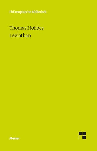 Leviathan (Philosophische Bibliothek) von Meiner Felix Verlag GmbH