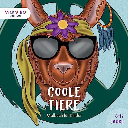 Coole Tiere - Malbuch für Kinder. 6-12 Jahre (Vicky Bo Edition)