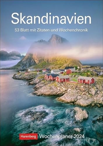 Skandinavien Wochenplaner 2024. Praktischer Foto-Kalender mit traumhaften Aufnahmen und Platz für Organisatorisches. Terminkalender mit Zitaten und ... 53 Blatt mit Zitaten und Wochenchronik Skandinavien Wochenplaner 2024. Praktischer Foto-Kalender mit traumhaften Aufnahmen und Platz für Organisatorisches. Terminkalender mit Zitaten und ... 53 Blatt mit Zitaten und Wochenchronik
