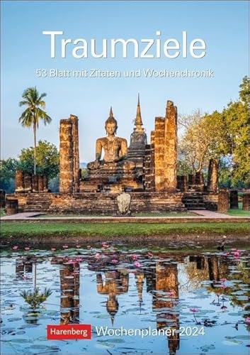 Traumziele 2024 Wochenplaner. Foto-Wandkalender zum Eintragen mit Urlaubsfeeling. Die schönsten Reiseziele in einem Kalender mit Wochenkalendarium: 53 Blatt mit Zitaten und Wochenchronik Traumziele 2024 Wochenplaner. Foto-Wandkalender zum Eintragen mit Urlaubsfeeling. Die schönsten Reiseziele in einem Kalender mit Wochenkalendarium: 53 Blatt mit Zitaten und Wochenchronik