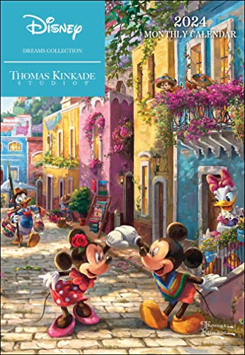 Disney Dreams Collection by Thomas Kinkade Studios: 12-Month 2024 Monthly Pocket von Andrews Mcmeel Publishing