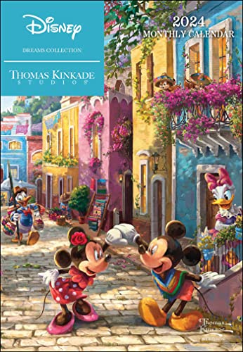 Disney Dreams Collection by Thomas Kinkade Studios: 12-Month 2024 Monthly Pocket von Andrews McMeel Publishing