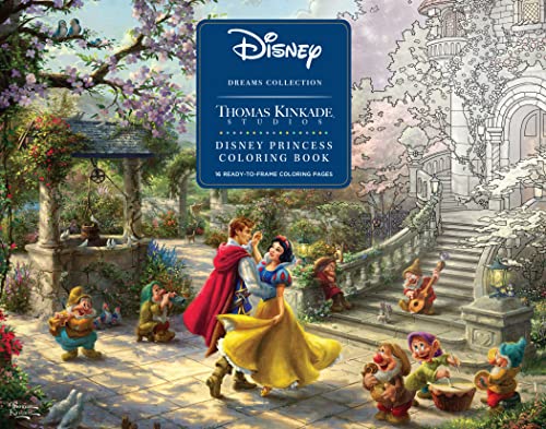 Disney Dreams Collection Thomas Kinkade Studios Disney Princess Coloring Poster von Andrews McMeel Publishing