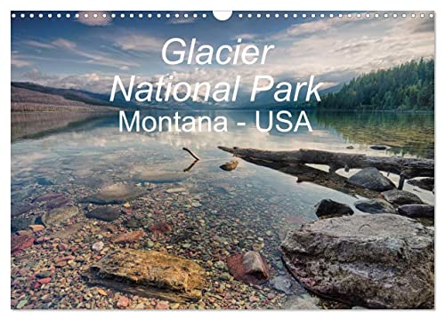 Glacier National Park Montana - USA (Wandkalender 2025 DIN A3 quer), CALVENDO Monatskalender von CALVENDO