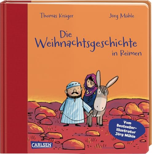 Die Weihnachtsgeschichte in Reimen: Pappbilderbuch ab 2 Jahren - Mit hochwertigem Leinenrücken Die Weihnachtsgeschichte in Reimen: Pappbilderbuch ab 2 Jahren - Mit hochwertigem Leinenrücken