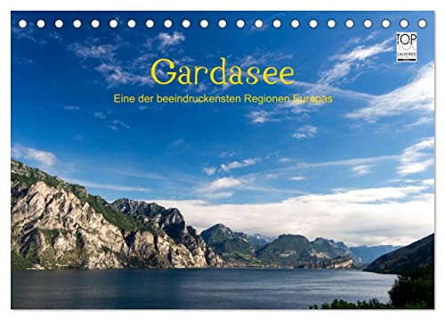 Gardasee (Tischkalender 2025 DIN A5 quer), CALVENDO Monatskalender von CALVENDO