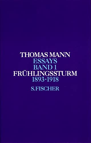 Frühlingssturm 1: 1893-1918
