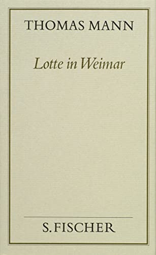 Lotte in Weimar: Roman