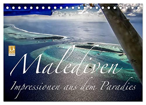 Malediven Impressionen aus dem Paradies (Tischkalender 2025 DIN A5 quer), CALVENDO Monatskalender von CALVENDO