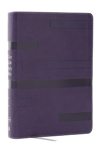 Color Code Study Bible, Revealing God's Truth Color by Color (NKJV, Purple Leathersoft, Red Letter) von Penguin