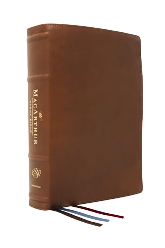 ESV, MacArthur Study Bible, 2nd Edition, Premium Goatskin Leather, Brown, Premier Collection: Unleashing God's Truth One Verse at a Time ESV, MacArthur Study Bible, 2nd Edition, Premium Goatskin Leather, Brown, Premier Collection: Unleashing God's Truth One Verse at a Time