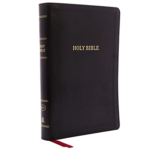 KJV Holy Bible: Giant Print with 53,000 Cross References, Deluxe Black Leathersoft, Red Letter, Comfort Print (Thumb Indexed): King James Version KJV Holy Bible: Giant Print with 53,000 Cross References, Deluxe Black Leathersoft, Red Letter, Comfort Print (Thumb Indexed): King James Version
