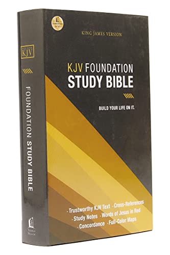 KJV, Foundation Study Bible, Hardcover, Red Letter: Holy Bible, King James Version KJV, Foundation Study Bible, Hardcover, Red Letter: Holy Bible, King James Version