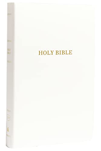 KJV Holy Bible: Gift and Award, White Leather-Look, Red Letter, Comfort Print: King James Version: Holy Bible, King James Version