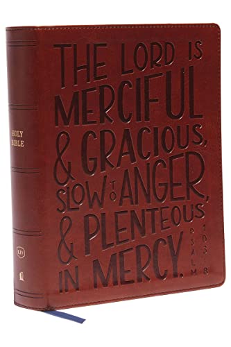 KJV, Journal Reference Edition Bible, Verse Art Cover Collection, Leathersoft, Brown, Red Letter, Comfort Print: Let Scripture Explain Scripture. Reflect on What You Learn. von Thomas Nelson