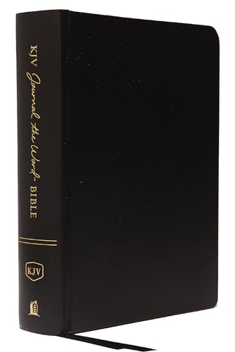 KJV Journal the Word Bible, Reflect, Journal or Create Art Next to Your Favorite Verses (Black Hardcover, Red Letter, Comfort Print: King James Version Holy Bible) von Thomas Nelson