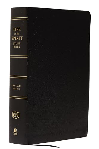 KJV, Life in the Spirit Study Bible, Bonded Leather, Black, Thumb Indexed, Red Letter: Formerly Full Life Study KJV, Life in the Spirit Study Bible, Bonded Leather, Black, Thumb Indexed, Red Letter: Formerly Full Life Study