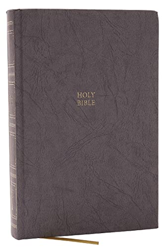 KJV Holy Bible: Paragraph-style Large Print Thinline with 43,000 Cross References, Gray Hardcover, Red Letter, Comfort Print: King James Version: Holy Bible, King James Version von Thomas Nelson