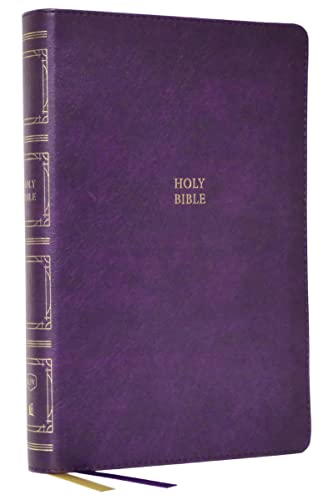 KJV Holy Bible: Paragraph-style Large Print Thinline with 43,000 Cross References, Purple Leathersoft, Red Letter, Comfort Print (Thumb Indexed): King James Version: Holy Bible, King James Version