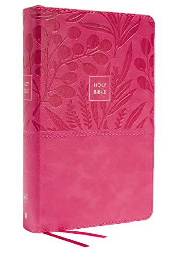 KJV Holy Bible: Large Print Single-Column with 43,000 End-of-Verse Cross References, Pink Leathersoft, Personal Size, Red Letter, Comfort Print: King James Version: Holy Bible, King James Version