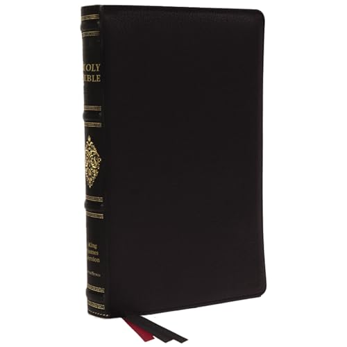 KJV, Personal Size Reference Bible, Sovereign Collection, Black Premium Goatskin Leather, Premier Collection, Comfort Print: Holy Bible, King James Version von Thomas Nelson